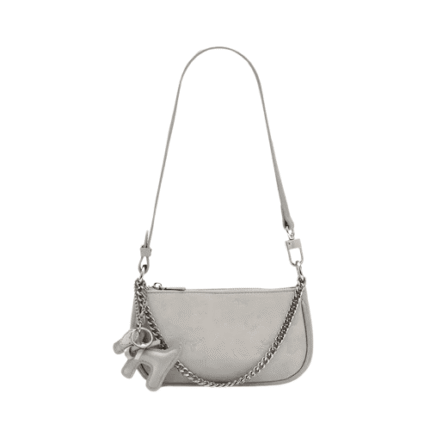 Chic Butterfly Print Baguette Bag