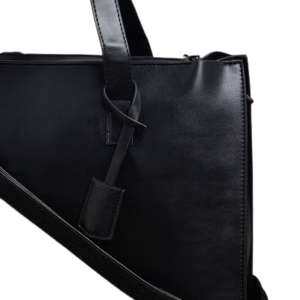 Men's Faux Leather Casual Tote Bag