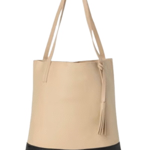 Colour Block Zip Lock Hand Bag