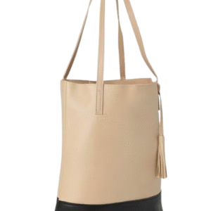 Colour Block Zip Lock Hand Bag